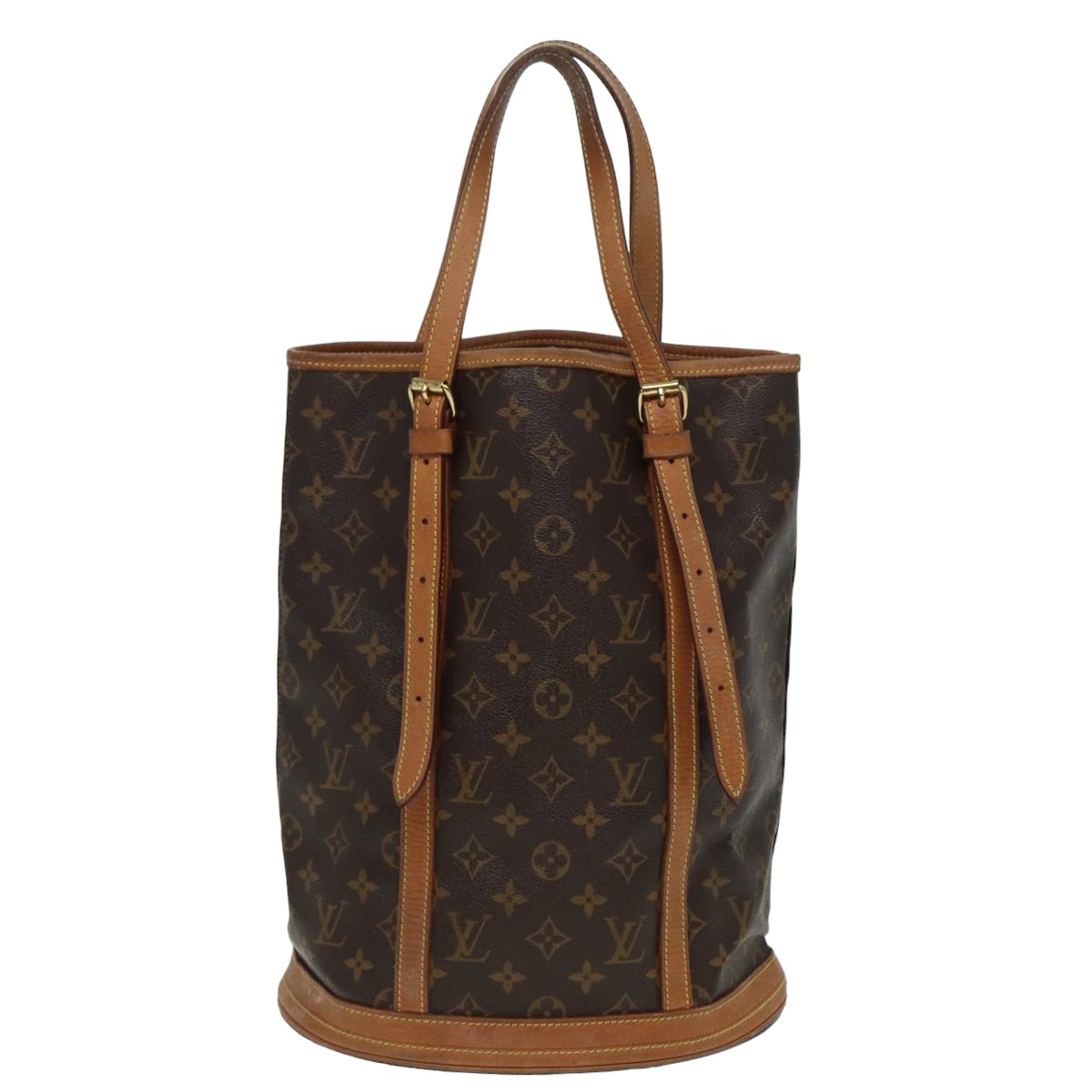 LOUIS VUITTON Monogram Bucket GM Shoulder Bag M42236 LV Auth 80758