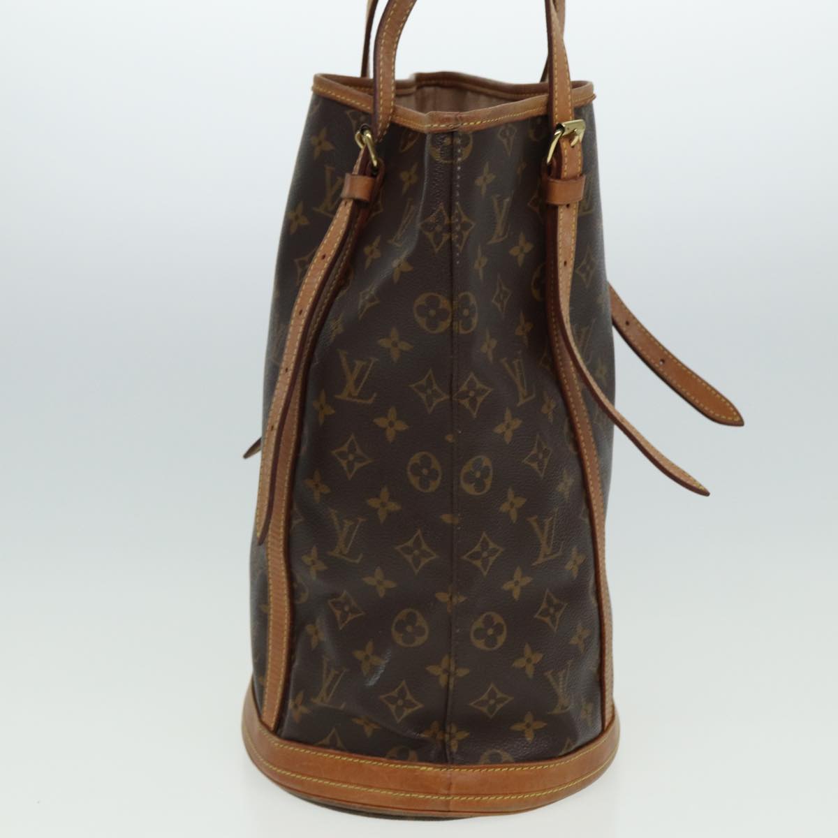 LOUIS VUITTON Monogram Bucket GM Shoulder Bag M42236 LV Auth 80758