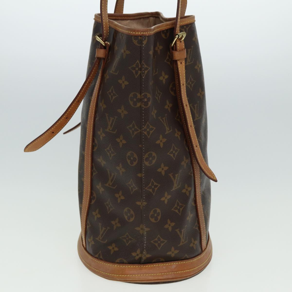 LOUIS VUITTON Monogram Bucket GM Shoulder Bag M42236 LV Auth 80758