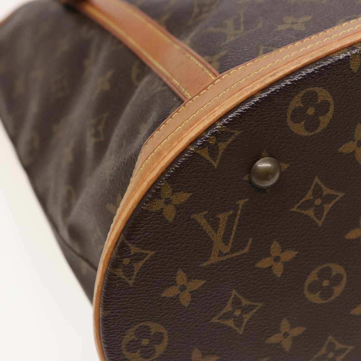 LOUIS VUITTON Monogram Bucket GM Shoulder Bag M42236 LV Auth 80759