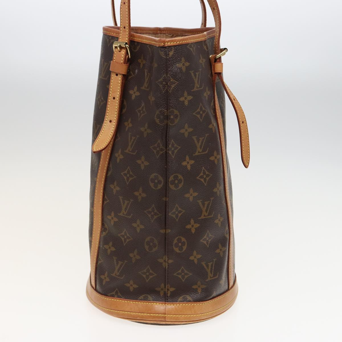 LOUIS VUITTON Monogram Bucket GM Shoulder Bag M42236 LV Auth 80759