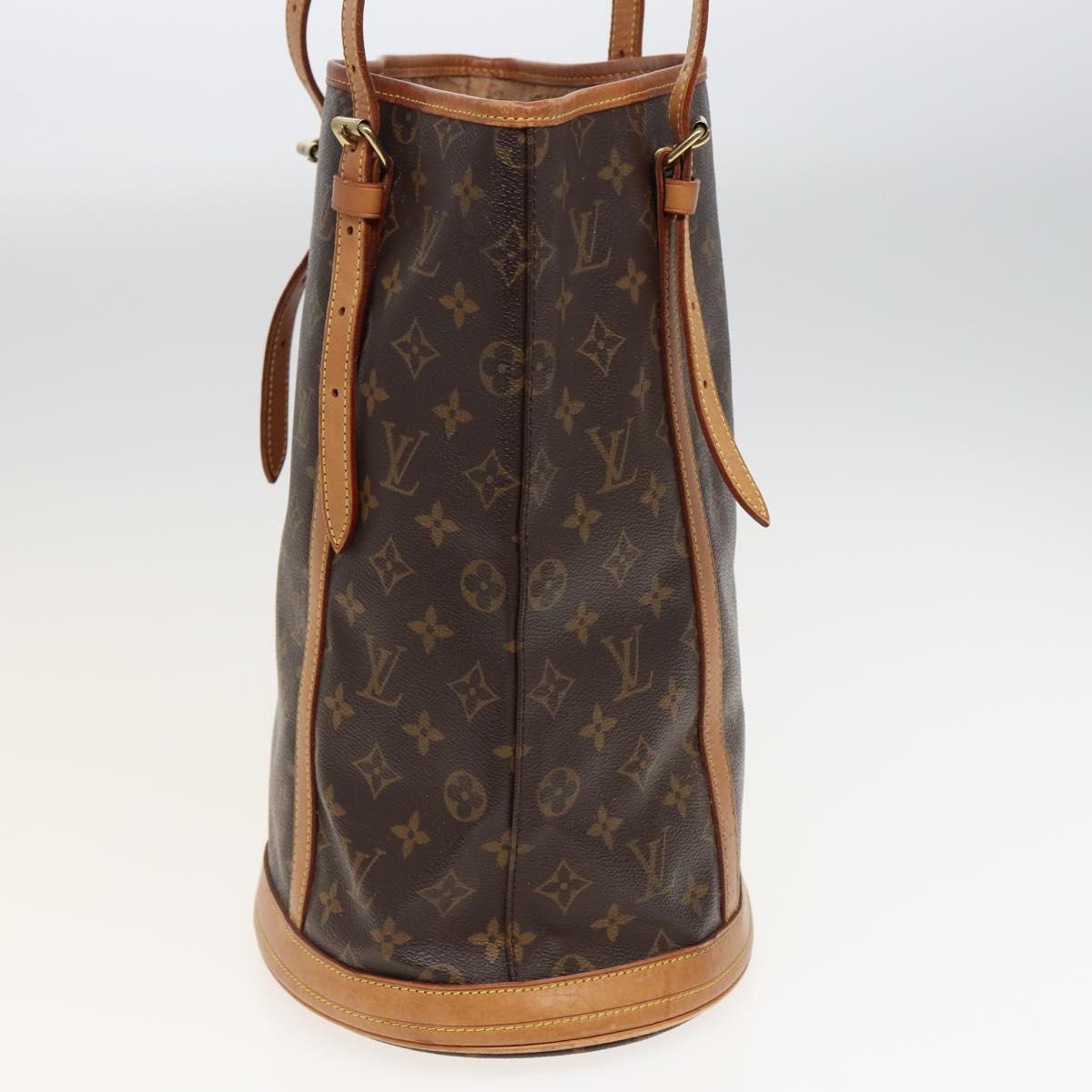 LOUIS VUITTON Monogram Bucket GM Shoulder Bag M42236 LV Auth 80759