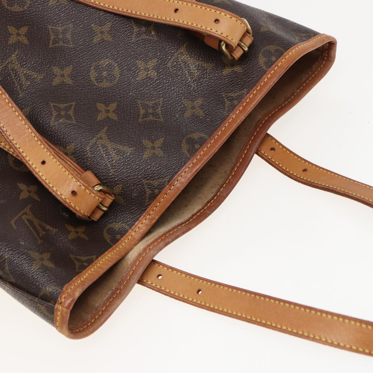 LOUIS VUITTON Monogram Bucket GM Shoulder Bag M42236 LV Auth 80759