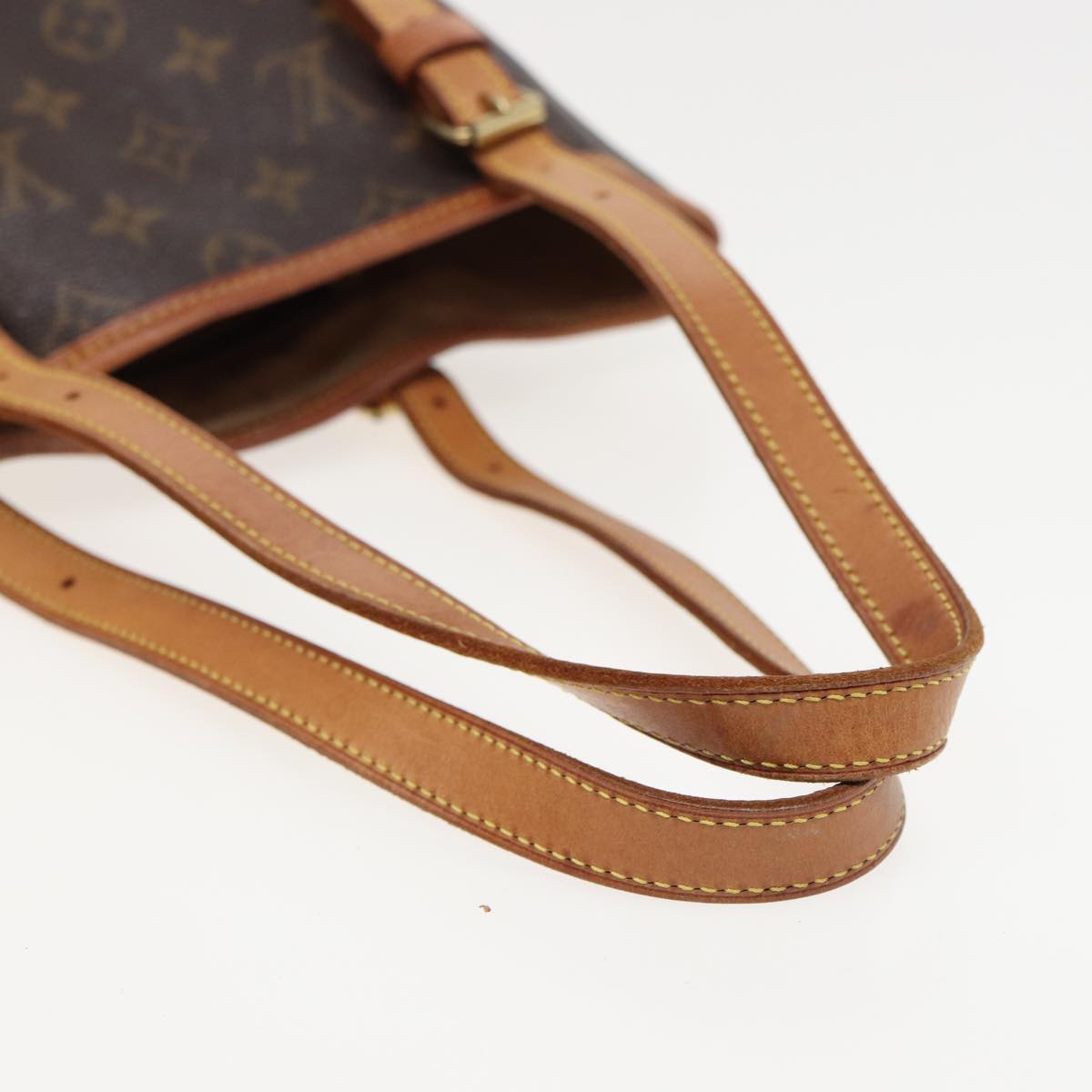 LOUIS VUITTON Monogram Bucket GM Shoulder Bag M42236 LV Auth 80759