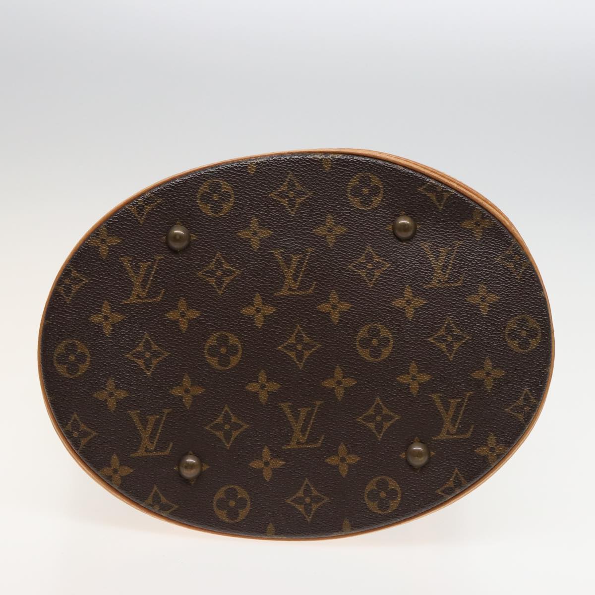 LOUIS VUITTON Monogram Bucket GM Shoulder Bag M42236 LV Auth 80759