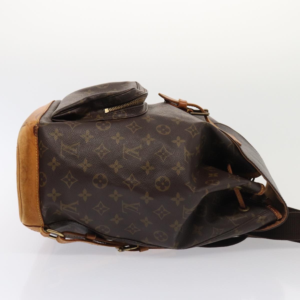 LOUIS VUITTON Monogram Montsouris GM Backpack M51135 LV Auth 80775