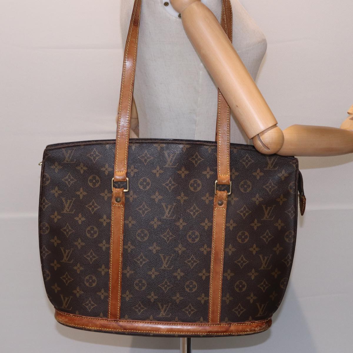 LOUIS VUITTON Monogram Babylone Tote Bag M51102 LV Auth 80776