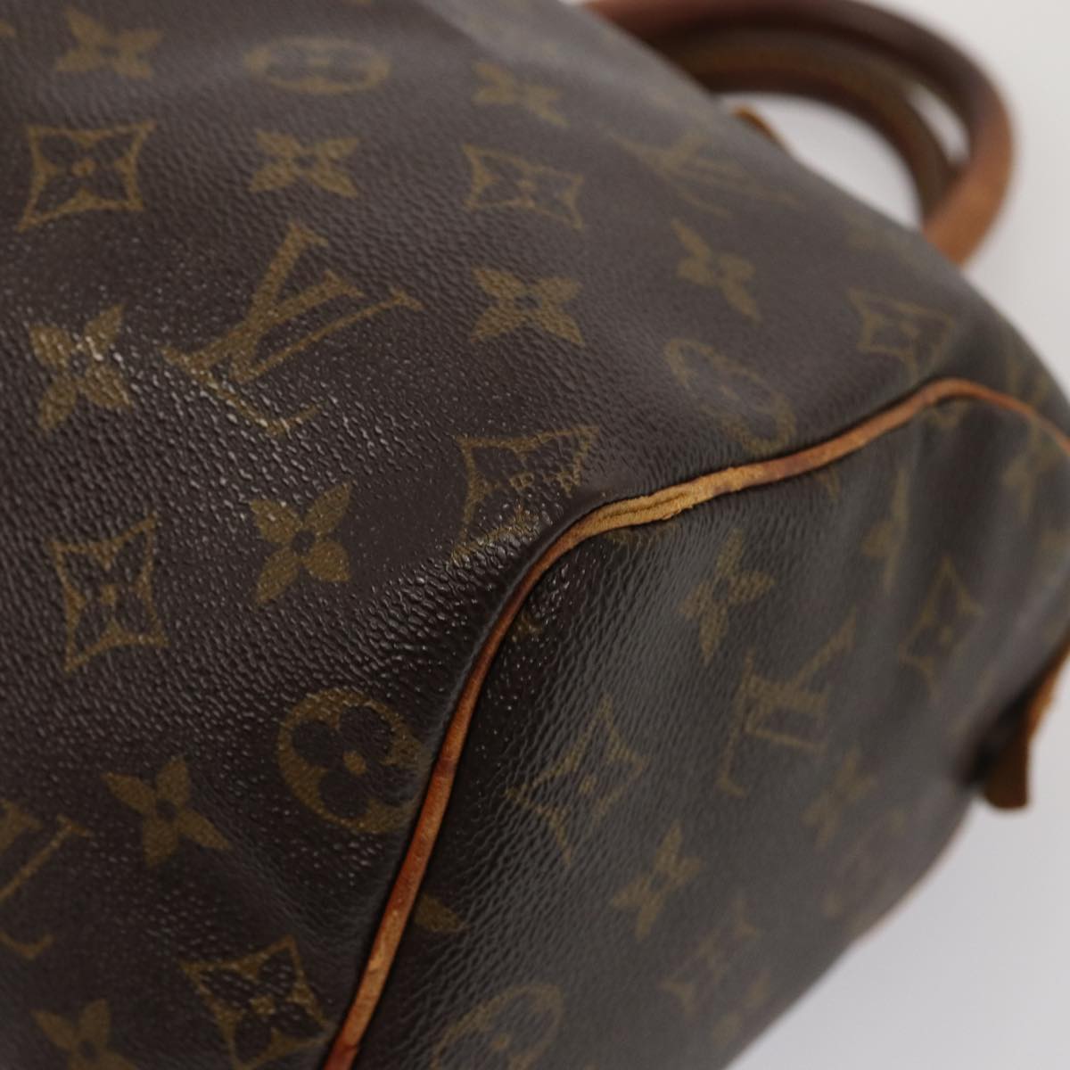 LOUIS VUITTON Monogram Speedy 25 Hand Bag M41528 LV Auth 80783