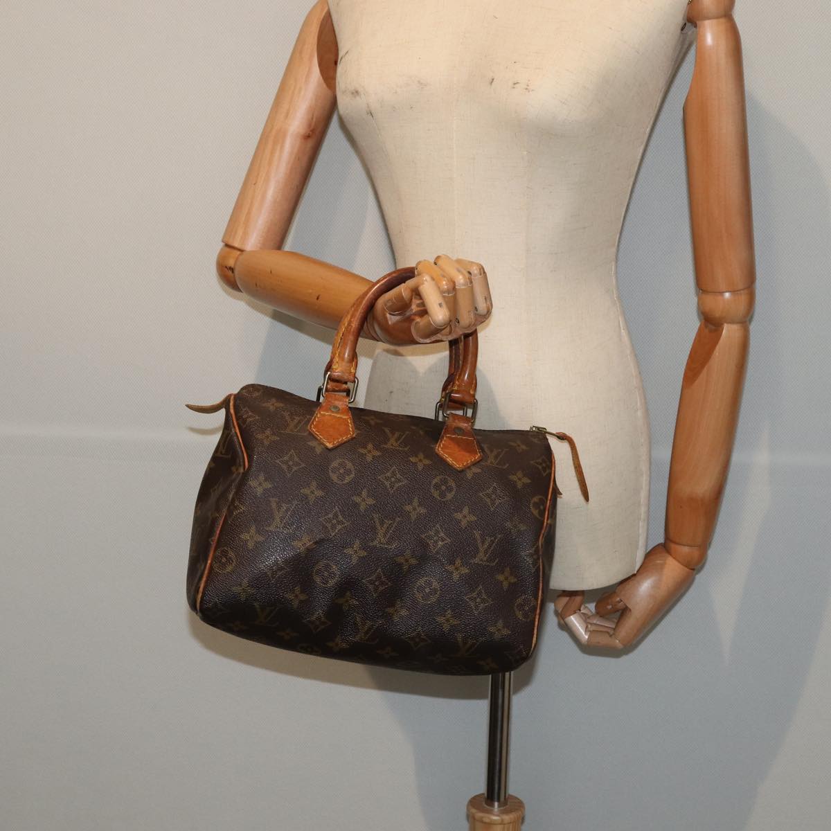 LOUIS VUITTON Monogram Speedy 25 Hand Bag M41528 LV Auth 80783