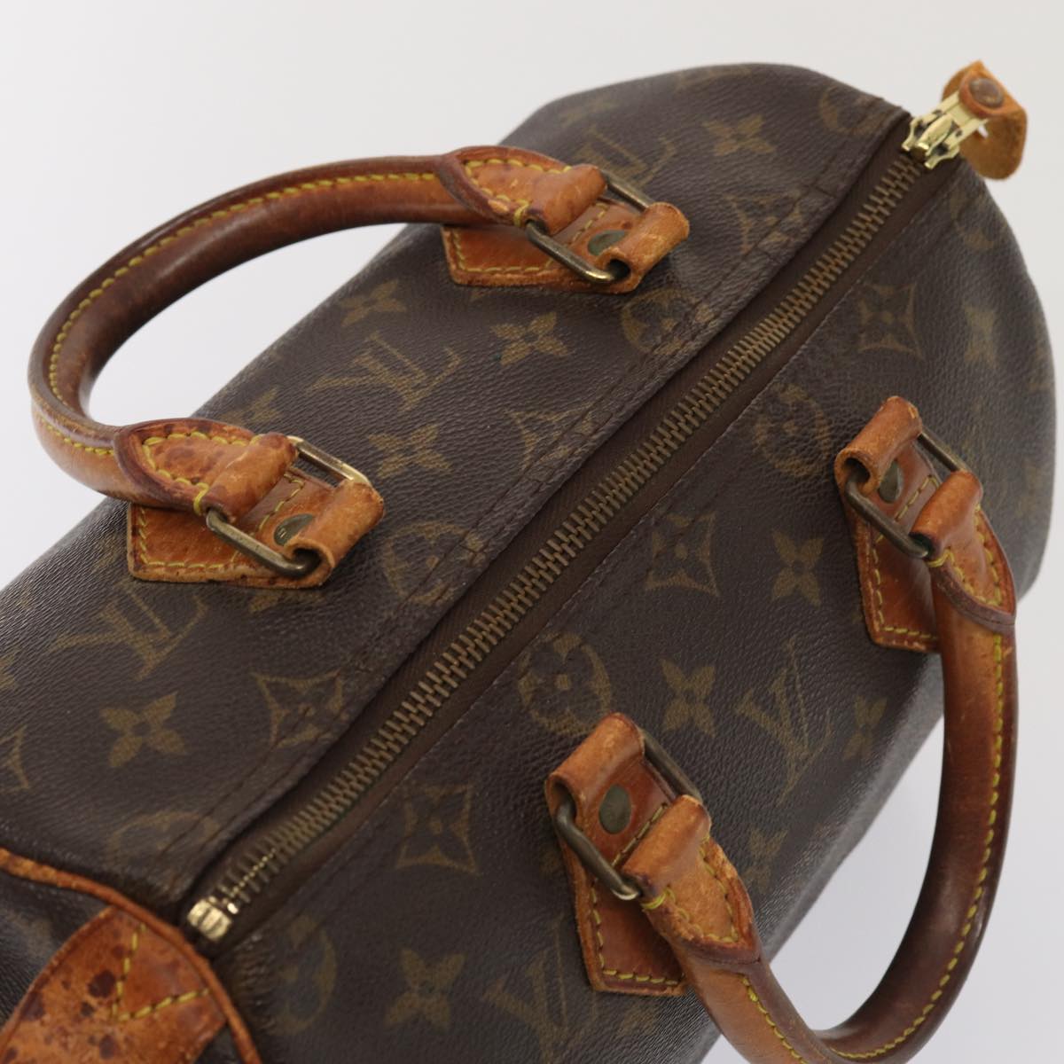 LOUIS VUITTON Monogram Speedy 25 Hand Bag M41528 LV Auth 80783