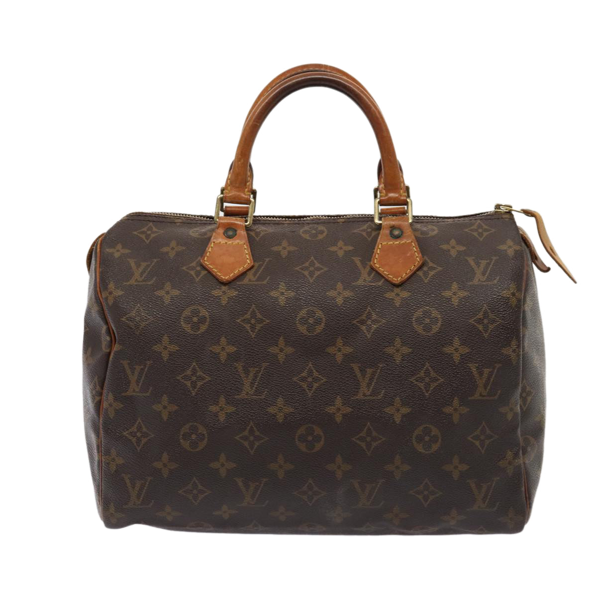 LOUIS VUITTON Monogram Speedy 30 Hand Bag M41526 LV Auth 80784