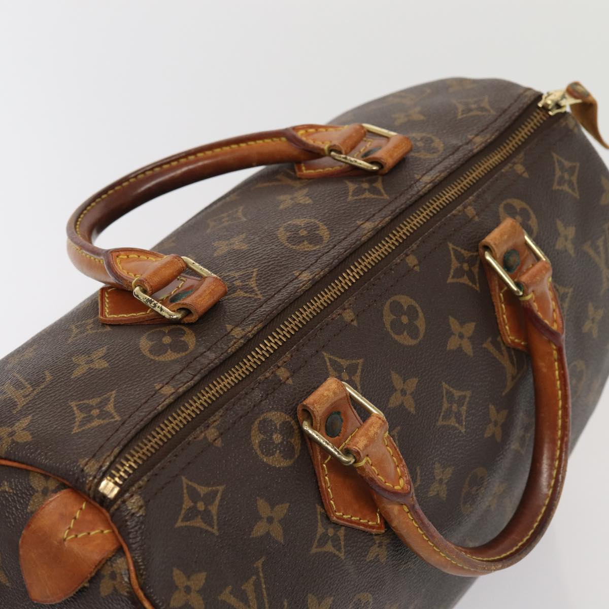 LOUIS VUITTON Monogram Speedy 30 Hand Bag M41526 LV Auth 80784