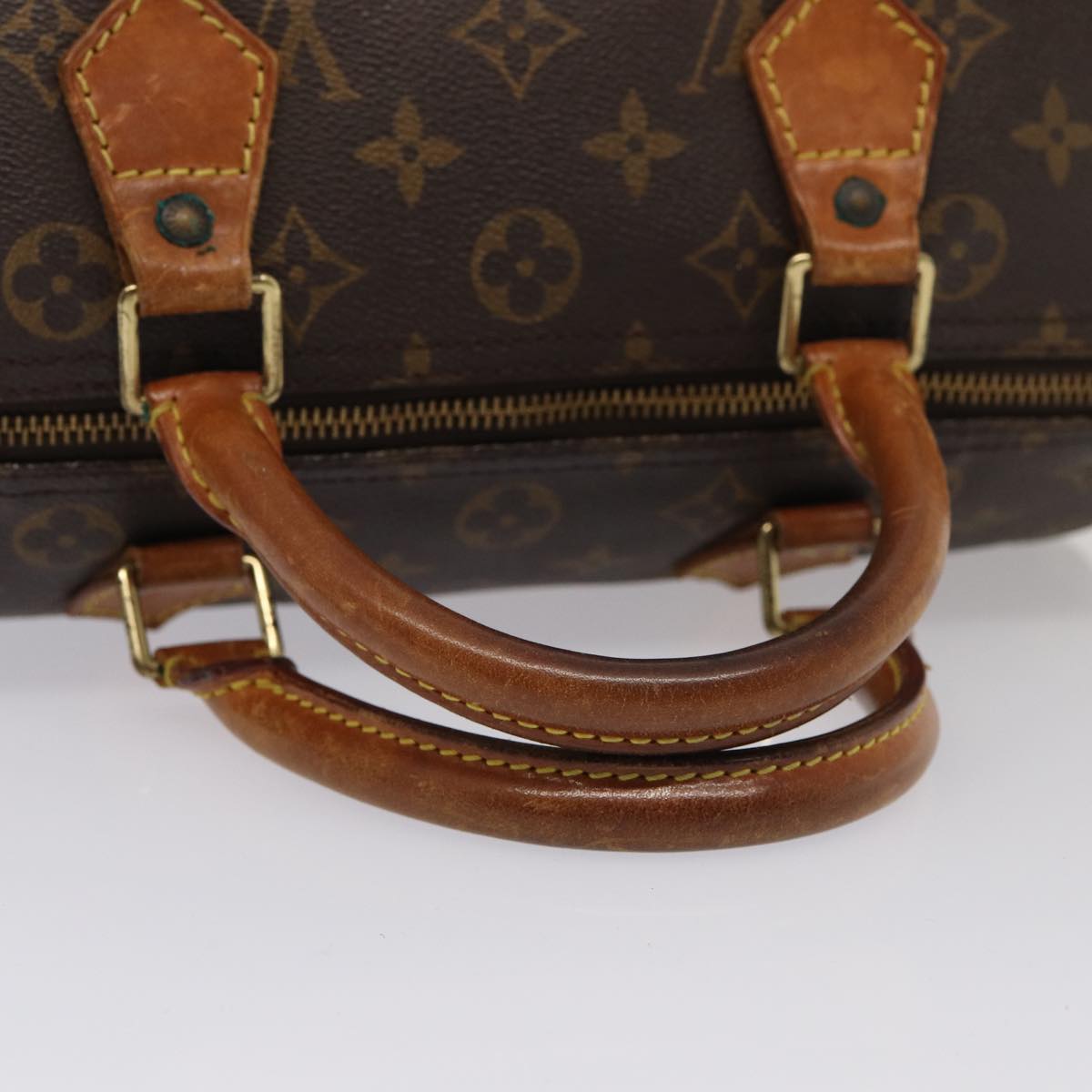 LOUIS VUITTON Monogram Speedy 30 Hand Bag M41526 LV Auth 80784