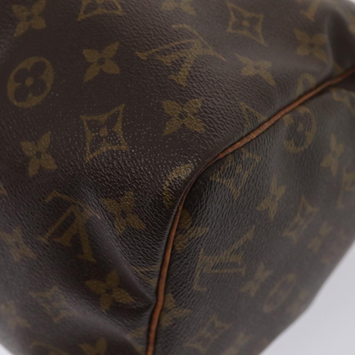 LOUIS VUITTON Monogram Speedy 30 Hand Bag M41526 LV Auth 80787