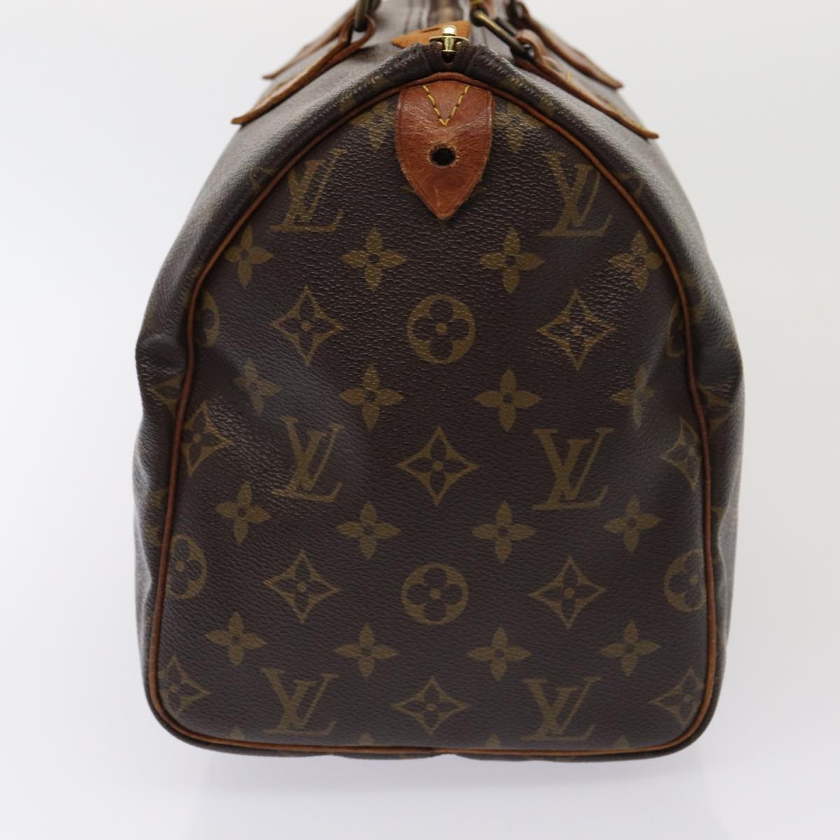 LOUIS VUITTON Monogram Speedy 30 Hand Bag M41526 LV Auth 80787