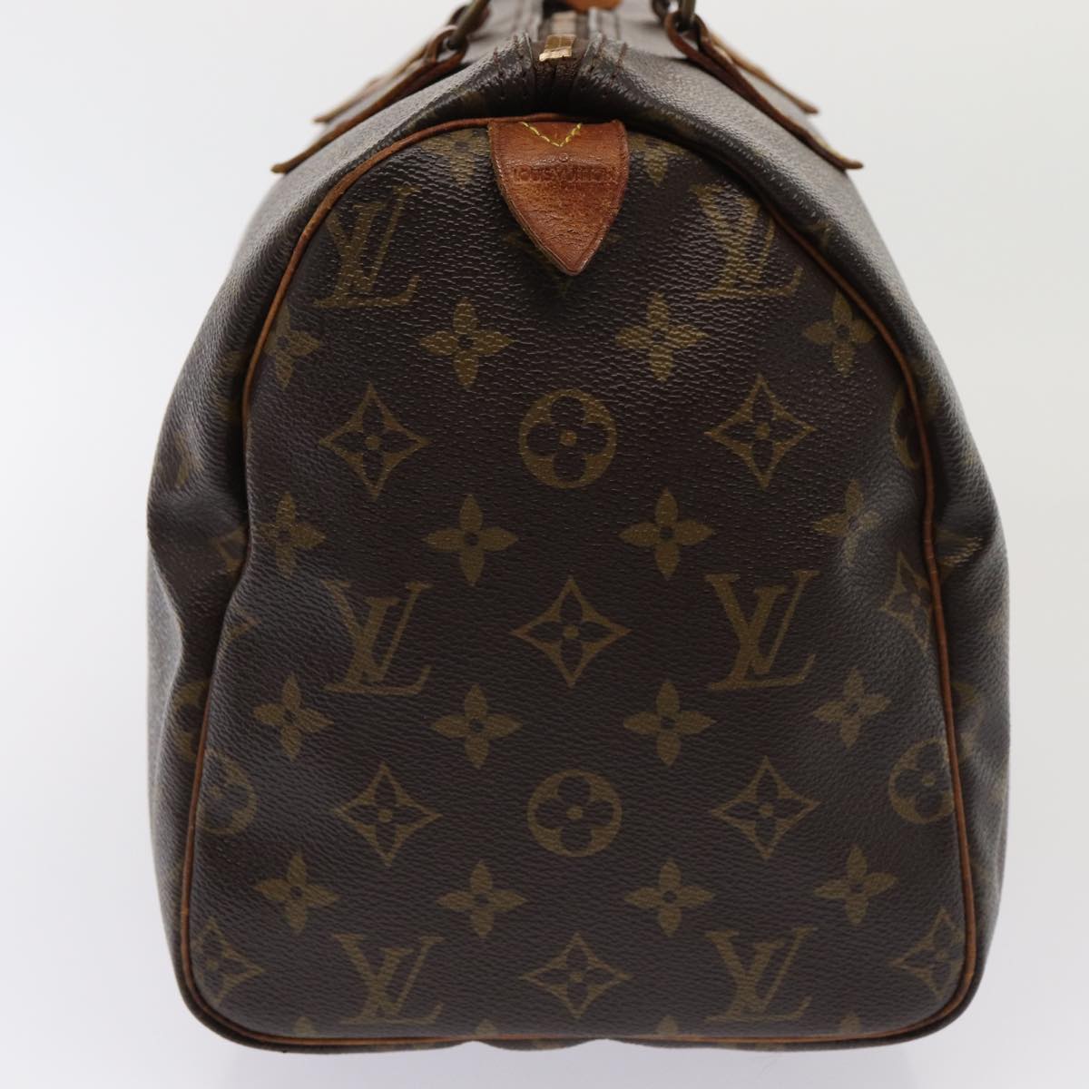 LOUIS VUITTON Monogram Speedy 30 Hand Bag M41526 LV Auth 80787