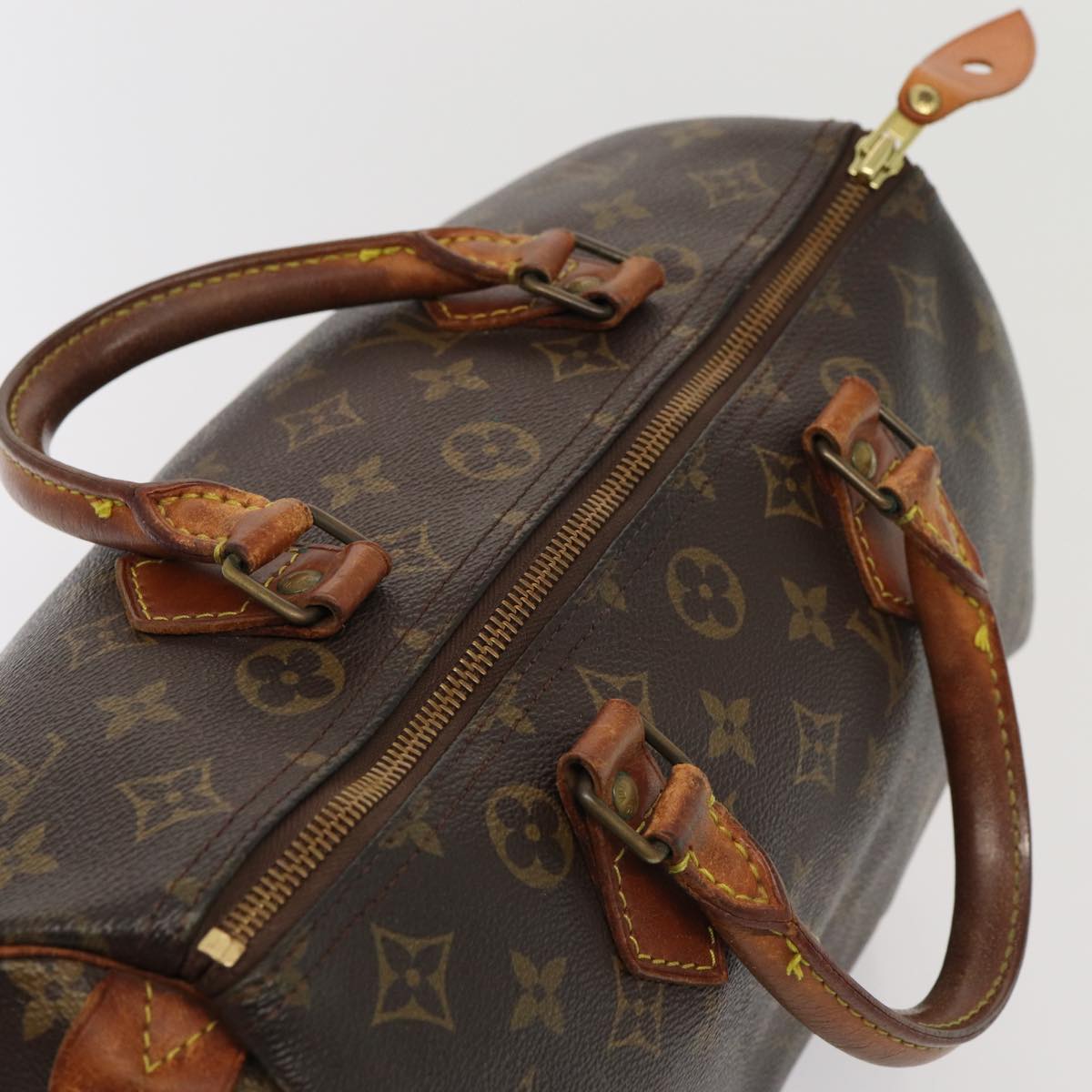 LOUIS VUITTON Monogram Speedy 30 Hand Bag M41526 LV Auth 80787