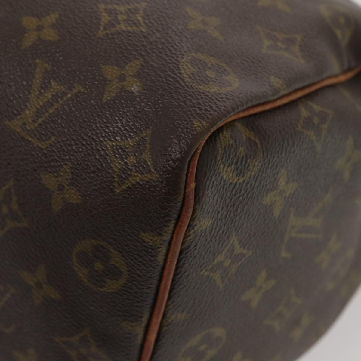 LOUIS VUITTON Monogram Speedy 35 Hand Bag M41524 LV Auth 80788