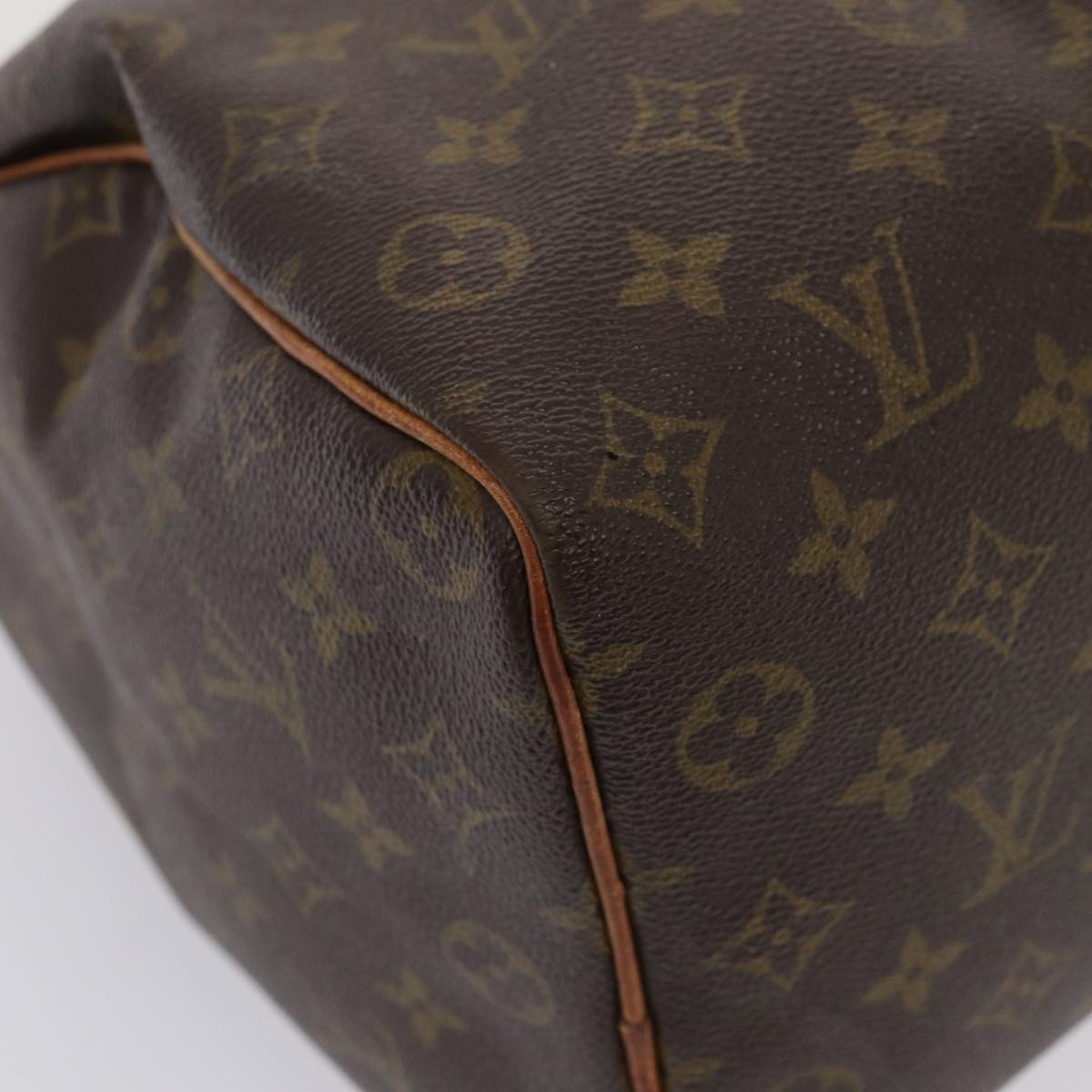 LOUIS VUITTON Monogram Speedy 35 Hand Bag M41524 LV Auth 80788