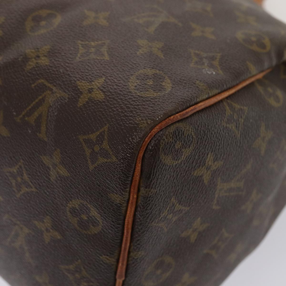 LOUIS VUITTON Monogram Speedy 35 Hand Bag M41524 LV Auth 80788