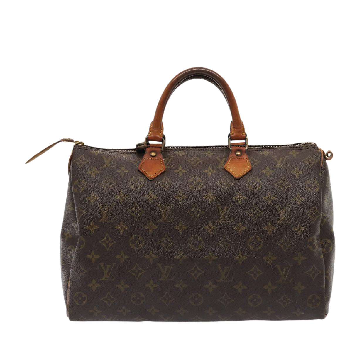 LOUIS VUITTON Monogram Speedy 35 Hand Bag M41524 LV Auth 80788