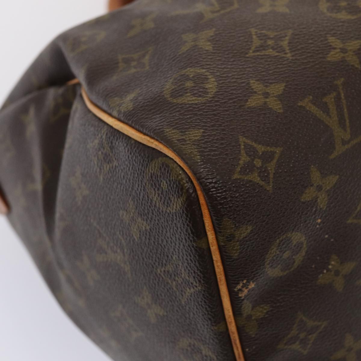 LOUIS VUITTON Monogram Speedy 35 Hand Bag M41524 LV Auth 80791