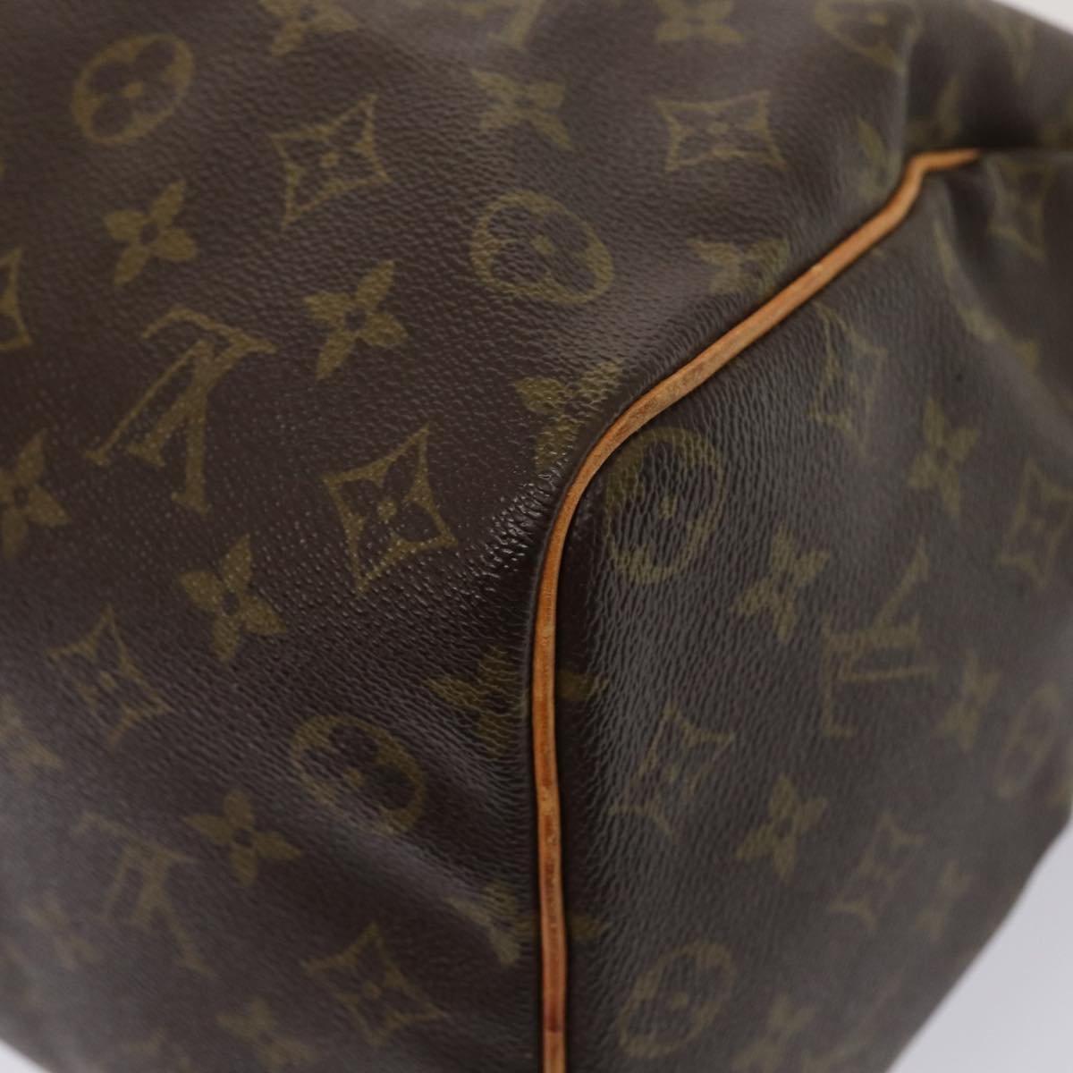 LOUIS VUITTON Monogram Speedy 35 Hand Bag M41524 LV Auth 80791