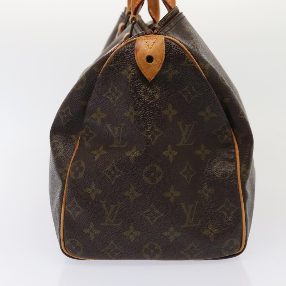 LOUIS VUITTON Monogram Speedy 35 Hand Bag M41524 LV Auth 80791