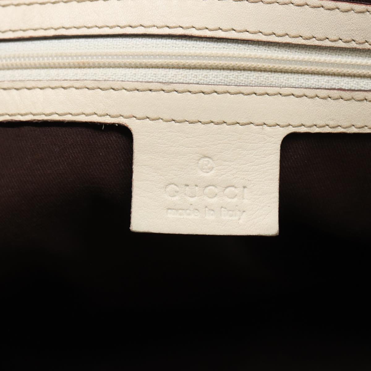 GUCCI GG Canvas Tote Bag Beige 145993 Auth 80822