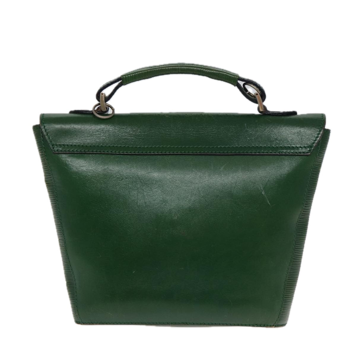 FENDI Shoulder Bag Leather Green Auth 80862 - 0