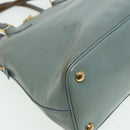 PRADA Hand Bag Safiano leather 2way Blue Auth 80864-16