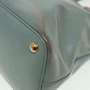 PRADA Hand Bag Safiano leather 2way Blue Auth 80864-17