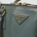 PRADA Hand Bag Safiano leather 2way Blue Auth 80864-19