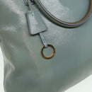 PRADA Hand Bag Safiano leather 2way Blue Auth 80864-10