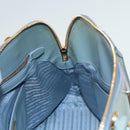 PRADA Hand Bag Safiano leather 2way Blue Auth 80864-21