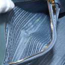 PRADA Hand Bag Safiano leather 2way Blue Auth 80864-24