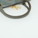 PRADA Hand Bag Safiano leather 2way Blue Auth 80864-7