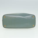 PRADA Hand Bag Safiano leather 2way Blue Auth 80864-5