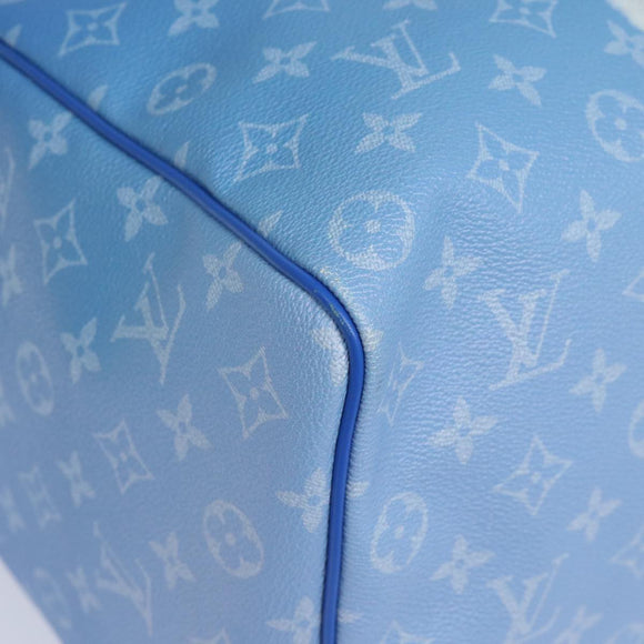 LOUIS VUITTON Monogram Clouds Keepall Bandouliere 50 Tasche M45428 LV Auth 80910SAV