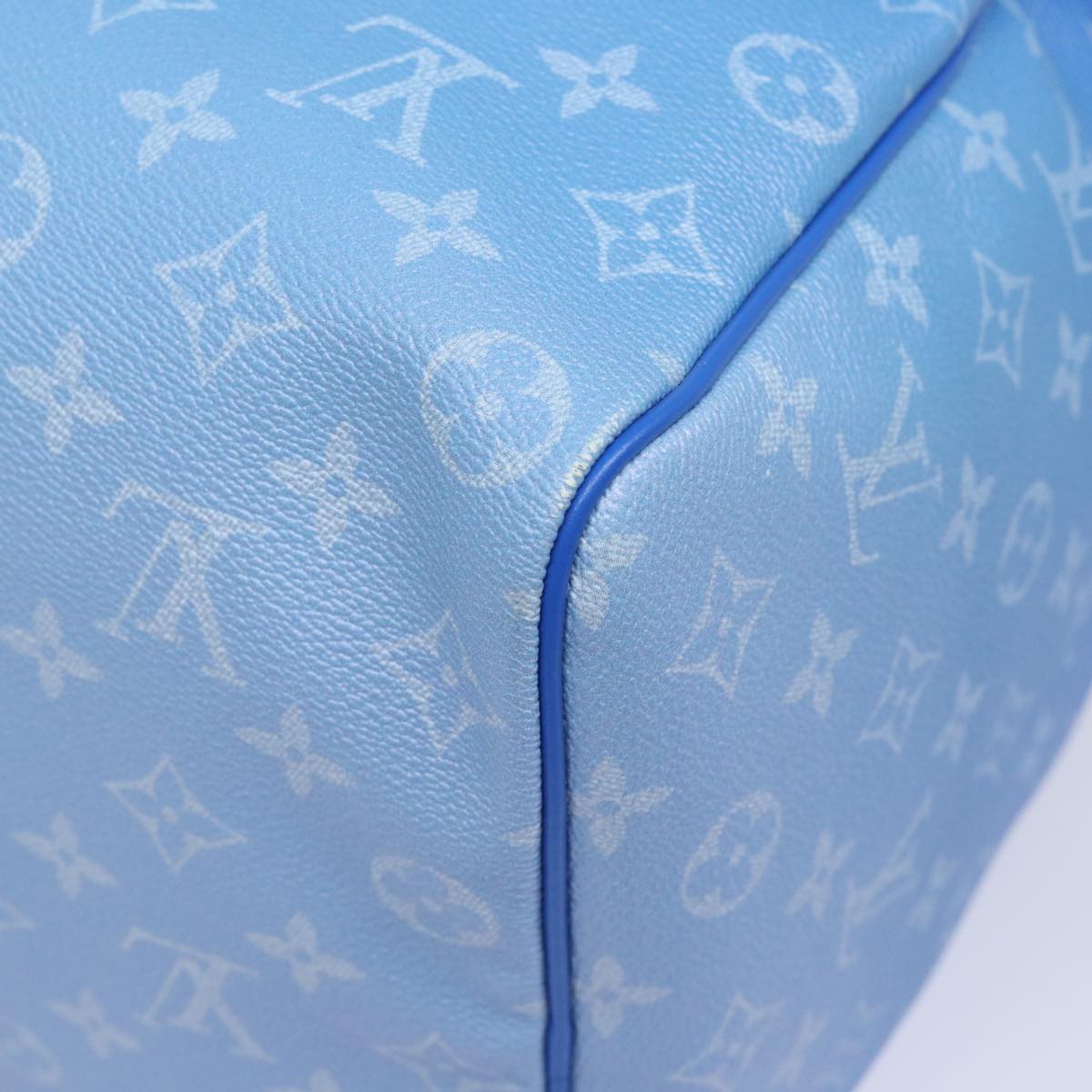 LOUIS VUITTON Monogram Clouds Keepall Bandouliere 50 Bag M45428 LV Auth 80910A