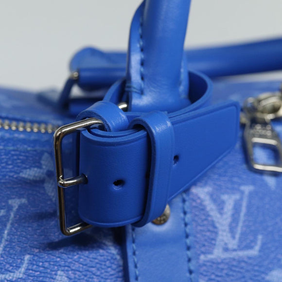 LOUIS VUITTON Monogram Clouds Keepall Bandouliere 50 Tasche M45428 LV Auth 80910SAV