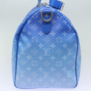 LOUIS VUITTON Monogram Clouds Keepall Bandouliere 50 Tasche M45428 LV Auth 80910SAV-3