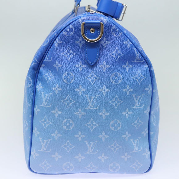 LOUIS VUITTON Monogram Clouds Keepall Bandouliere 50 Tasche M45428 LV Auth 80910SAV