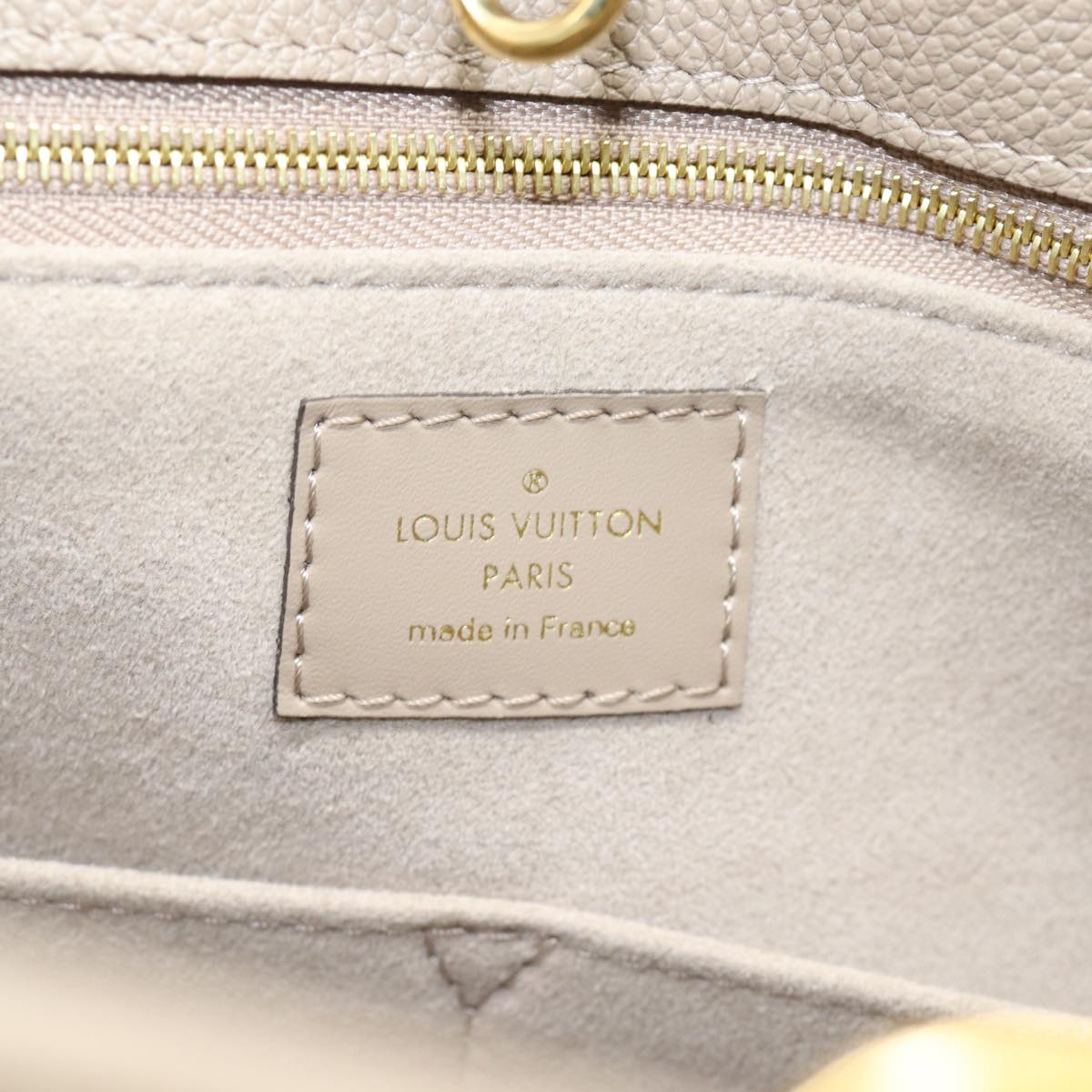 LOUIS VUITTON Empreinte On The Go MM Bag 2way Tour Rail M45607 LV Auth 80922SA