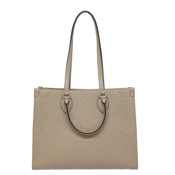 LOUIS VUITTON Empreinte On The Go MM Bag 2way Tour Rail M45607 LV Auth 80922SA