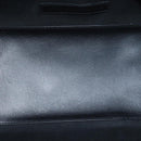 BALENCIAGA Navy Cabas Hand Bag Leather Gray 339933 Auth 80962M-10
