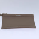 BALENCIAGA Navy Cabas Hand Bag Leather Gray 339933 Auth 80962M-20