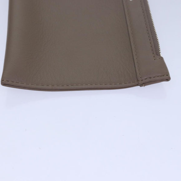 BALENCIAGA Navy Cabas Hand Bag Leather Gray 339933 Auth 80962M