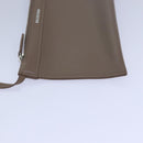 BALENCIAGA Navy Cabas Hand Bag Leather Gray 339933 Auth 80962M-23