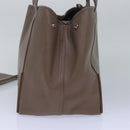 BALENCIAGA Navy Cabas Hand Bag Leather Gray 339933 Auth 80962M-4